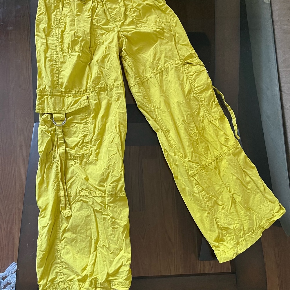 Bright Yellow Cargo Pants